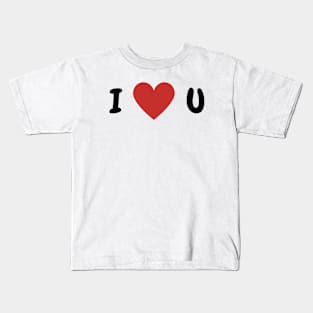 I ♥ u - I love you romantic Kids T-Shirt